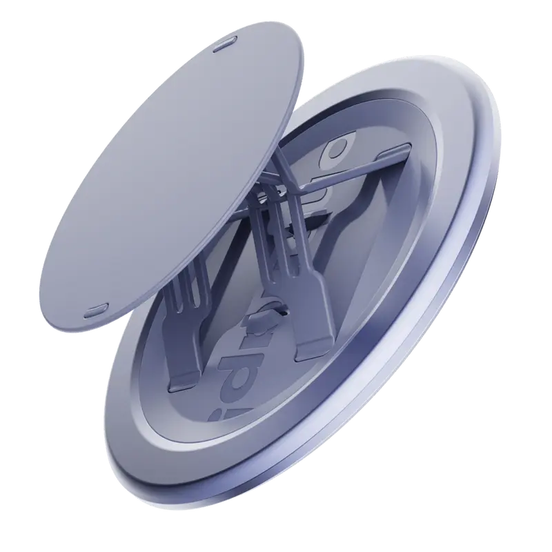 Ultra-Slim Magnetic Phone Grip & 360° Rotating Kickstand 📱✨