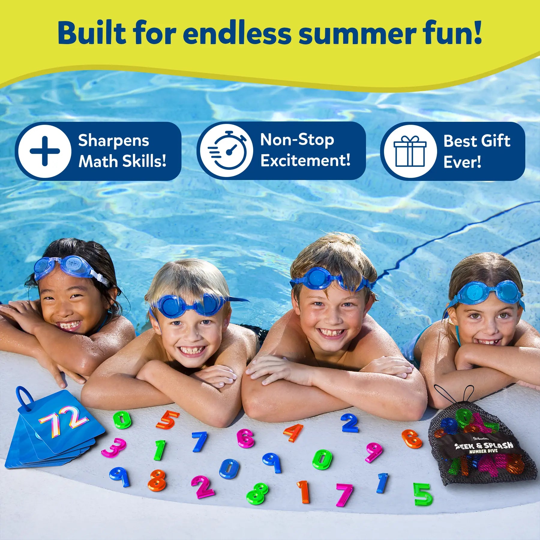 Underwater Seek & Splash Diving Game | Educational Pool Toy