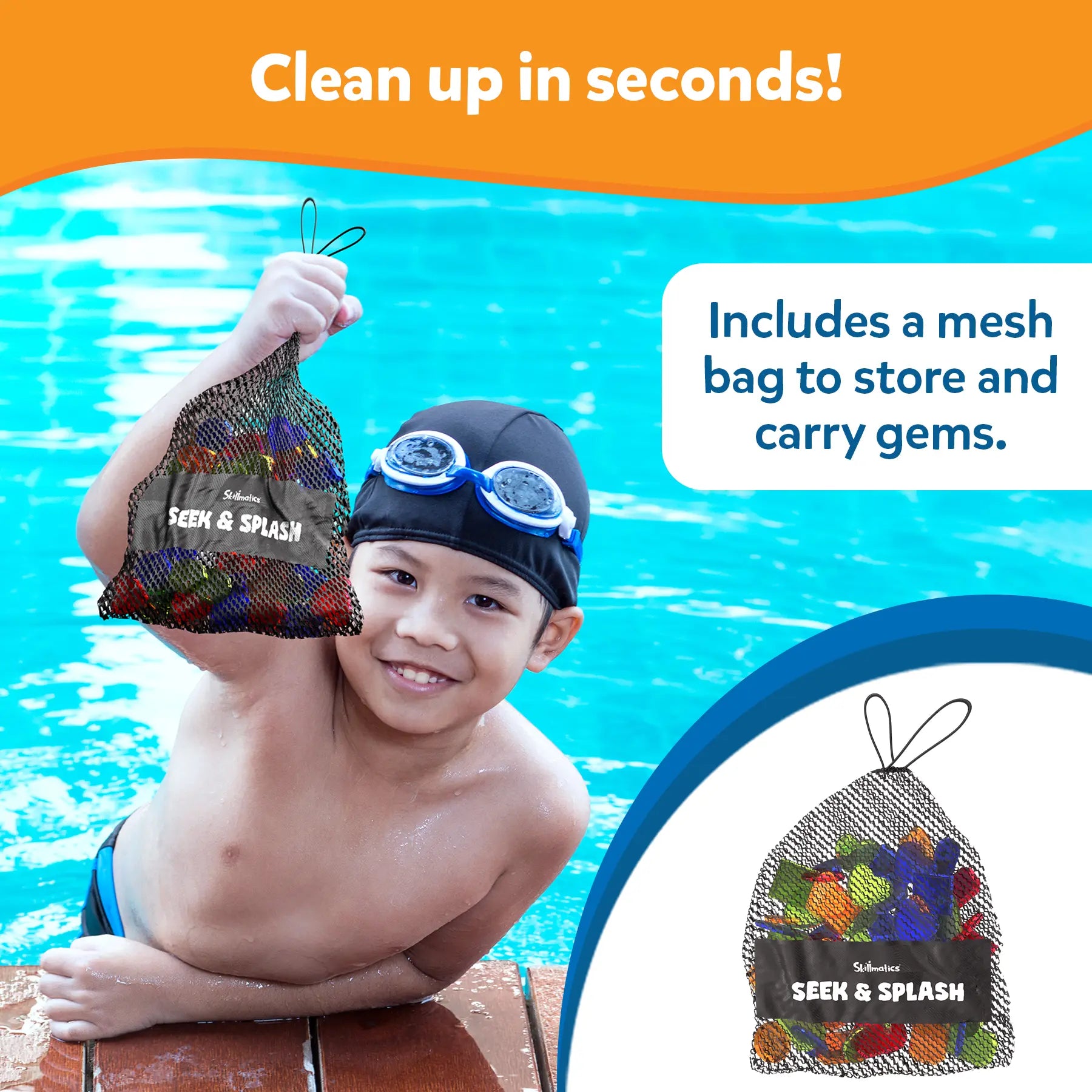 Underwater Seek & Splash Diving Game | Educational Pool Toy