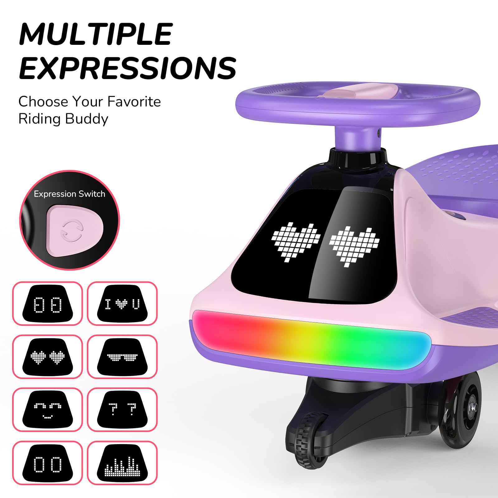 12V Electric Wiggle Car for Kids - Dual Speed Ride-On Toy 🏎️✨